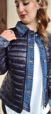 Veste doudoune effet jeans 