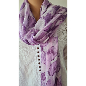 Foulard Lisa Lavande