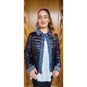 Veste doudoune effet jeans 