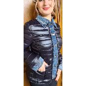 Veste doudoune effet jeans 