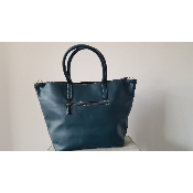 Sac à main Jeanne bleu pétrole