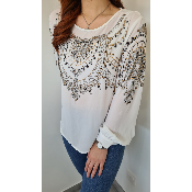 Haut Aline avec strass