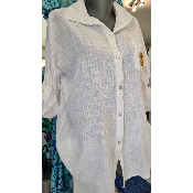 Chemise coeur blanc