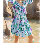 Robe courte Tulipes