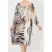 Robe Caro avec strass grande taille
