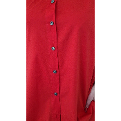 Chemise longue rouge