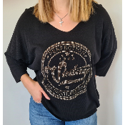Pull vintage de couleur noir
