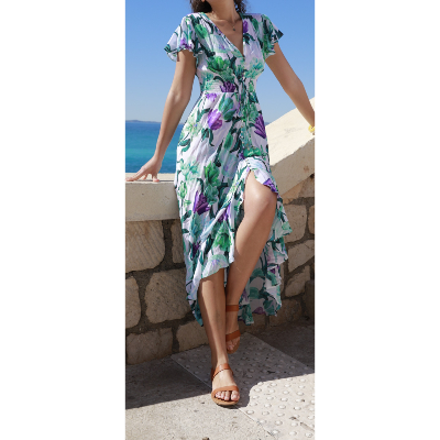 Robe longue Tulipes