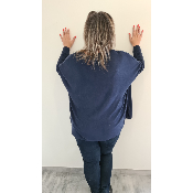 Pull Love bleu marine