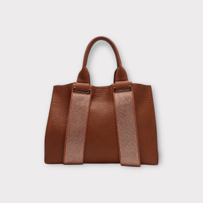 Sac à main Elise cognac