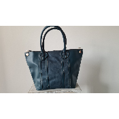 Sac à main Jeanne bleu pétrole