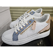 Basket rose et bleu
