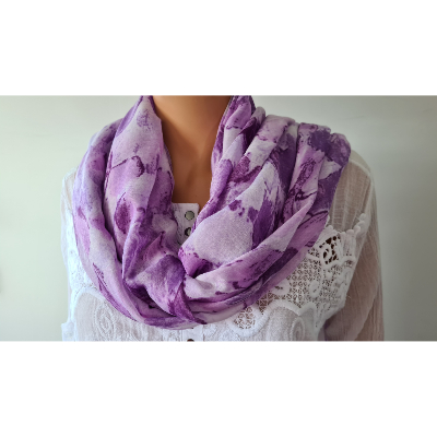 Foulard Lisa Lavande