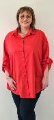 Chemise longue rouge