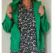 Robe courte Elise vert