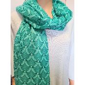 Foulard Sylvie vert