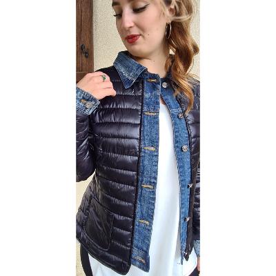 Veste doudoune effet jeans 