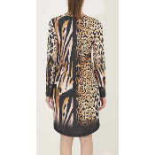 Robe Léopard avec strass